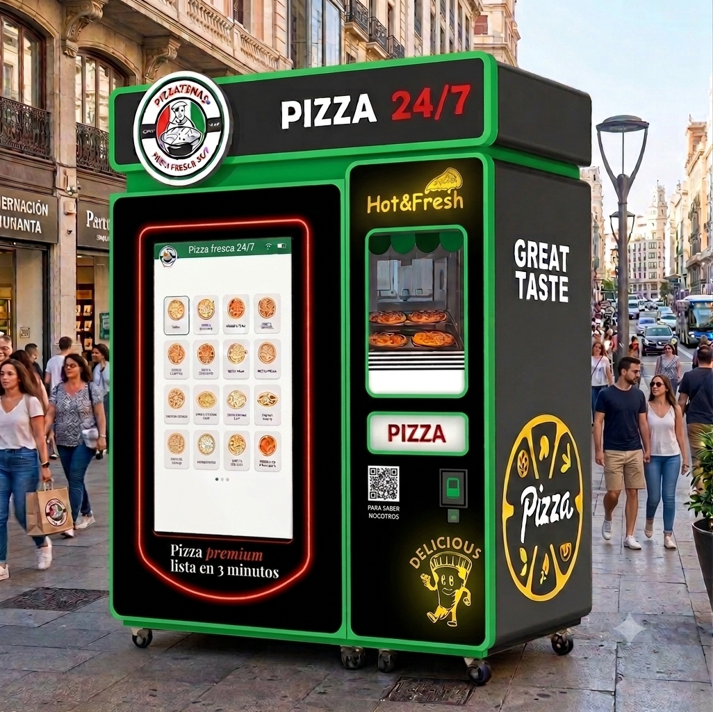 Dispensador automático PizzAtenas de última generación